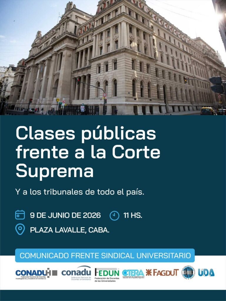 GDIUNT apoya la protesta nacional en defensa de la universidad pública de este 9 de junio