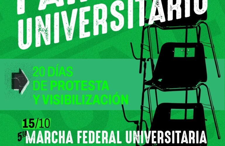 FEDUN rechazó la propuesta salarial del Gobierno y anunció nuevos paros y la 5ª Marcha Nacional Universitaria